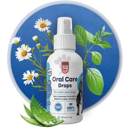Paw2Paw Oral Care Drops - натурална грижа за свеж дъх и устна хигиена 30 мл