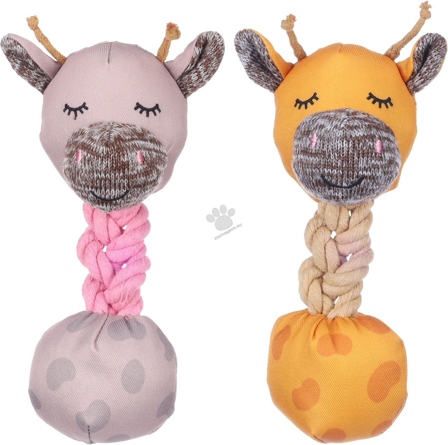Flamingo Toy Puppy Britty Giraffe with Ball - играчка за кученца 11 / 8 / 22 см