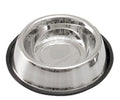 Kerbl Stainless Steel Bowl  - метална купичка с гумен кант