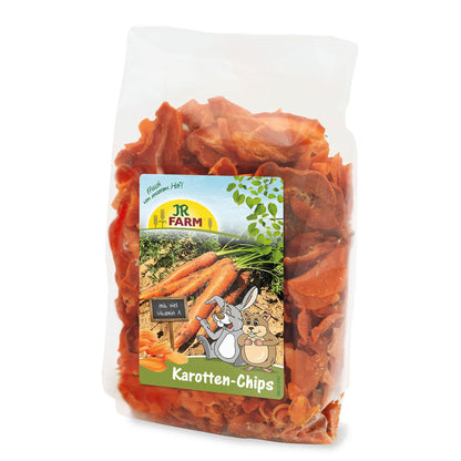 JR Farm Carrot Slices - натурални резенчета моркови за гризачи 125 г