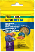 JBL Pronovo Betta Flakes S - Основна храна за аквариумни рибки на люспи с размер S за бойни риби с размер 3-10 см.