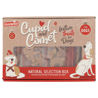 Rosewood Natural Selection Christmas Box - коледна селекция лакомства за куче 175 гр