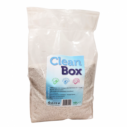Clean Box Super Premium - cat litter, natural 10 l.