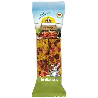 JR Farm Farmys Strawberry - лакомство с ягода за гризачи 160 г