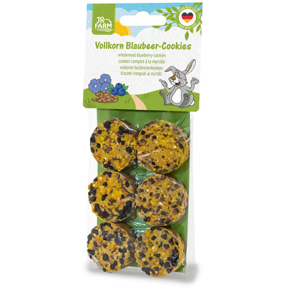 JR Farm Wholemeal Blueberry Cookies - пълнозърнести бисквити с боровинки за гризачи 120 г