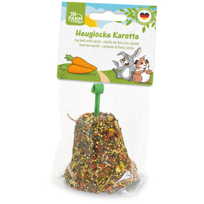 JR Farm Hay Bell with Carrot - лакомство с моркови за гризачи 125 г