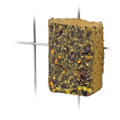 JR Farm Natural Mineral Adobe Herbs - минерален камък с билки за гризачи 100 г