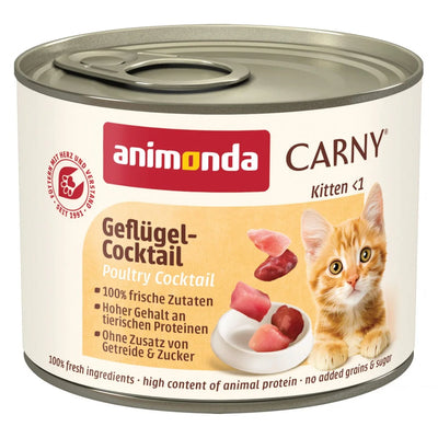 Carny Kitten Poultry Cocktail - консерва за котенца с птичи меса 12х200 гр
