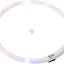 Flamingo Collar Nera Visio White - светещ нашийник 20 - 70 см / 16 мм