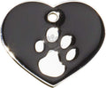 iMARC Black Elegance Heart Silver / малък /