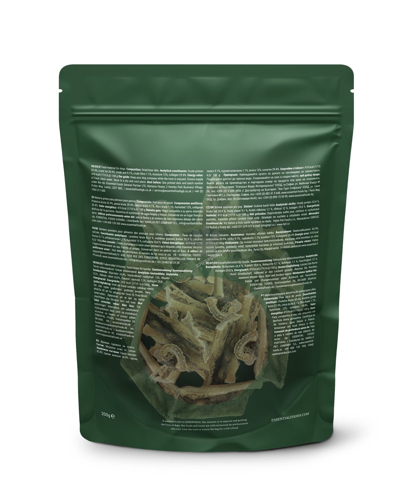 Essential Wild Boar Delights - лакомство за куче с месо от див глиган 200 гр