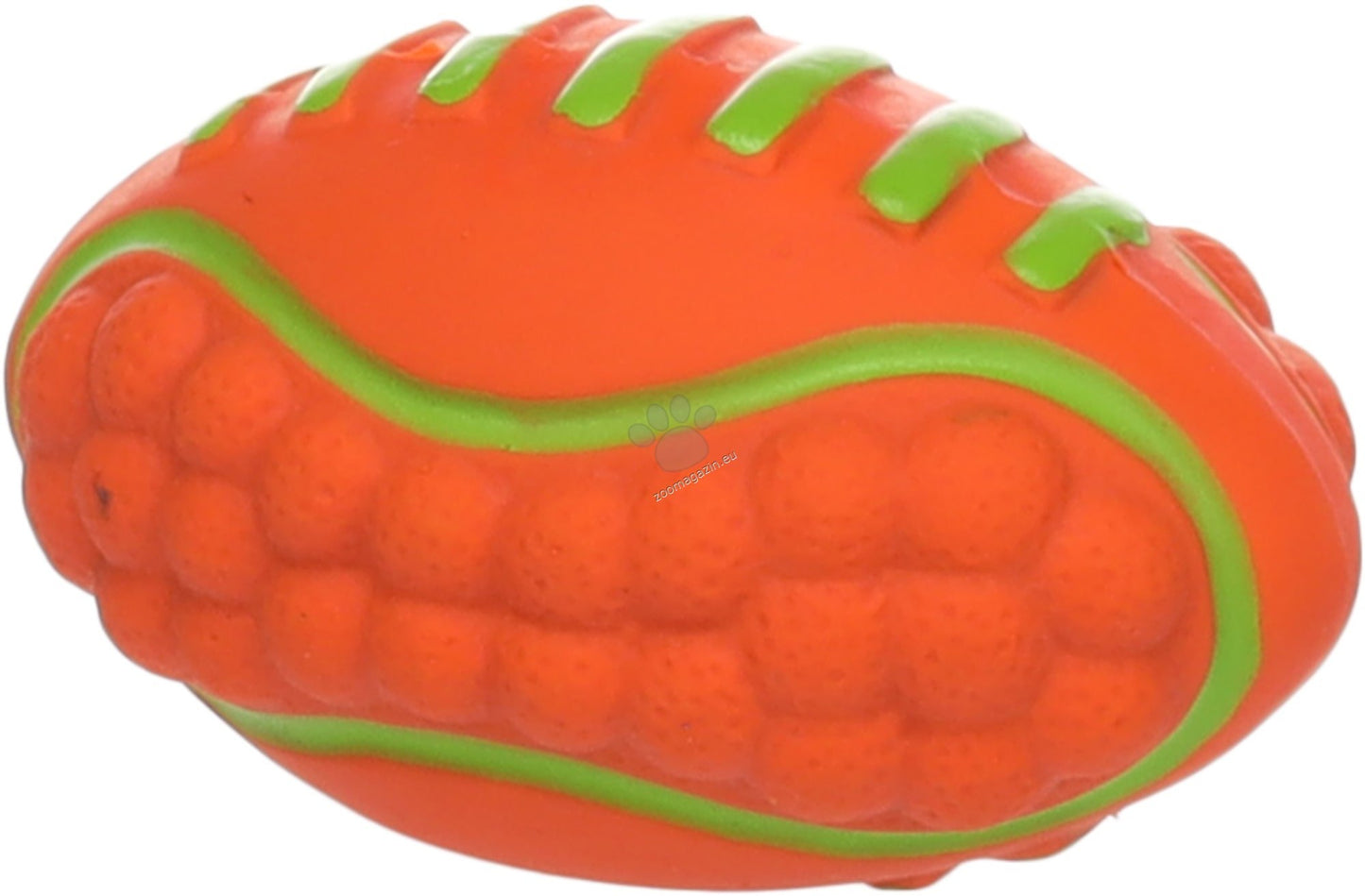 Flamingo Toy Ruggo Rugby - латексова играчка за кучета 7,7 / 4,9 / 6,2 см