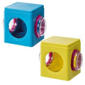 Ferplast Cube fri4836 - къщичка за гризачи / жълт, син / 12,5 / 9,5 / 10,5 см