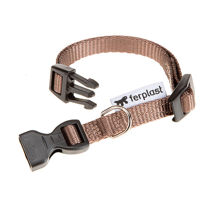 Ferplast Club C25/70 - adjustable collar with plastic buckle, for dogs with neck circumference 45 - 70 cm