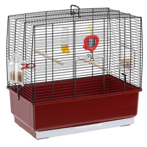 Ferplast Cage Rekord 3 White - клетка за птици с пълно оборудване 49 / 30 / 48,5 см