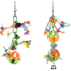 Flamingo Parakeet Dummy Ball - играчка за средни папагали 30см.