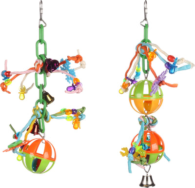 Flamingo Parakeet Dummy Ball - играчка за средни папагали 30см.