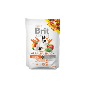 Brit Animals Alfalfa Snack for Rodents - лакомство за гризачи с ниска калоричност 100 гр