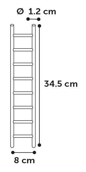 Flamingo Escada Ladder - стълба за птици 8 / 1,2 / 34,5 см