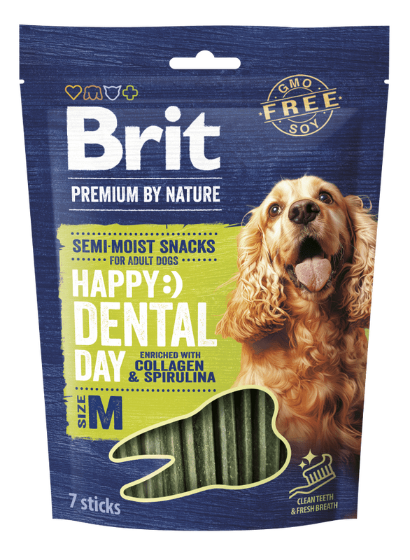 Brit Premium by Nature Dog Dental Snacks M - дентални лакомства за куче 180 гр