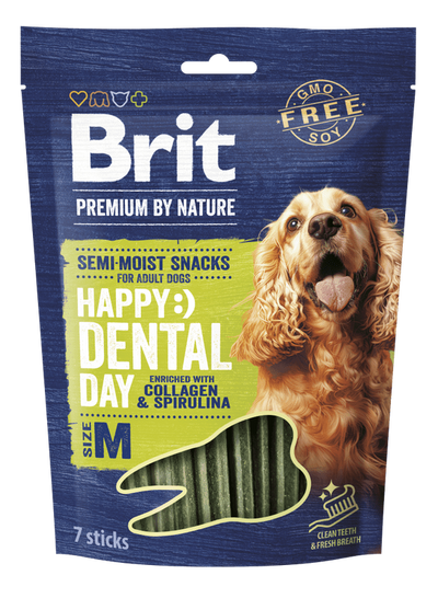 Brit Premium by Nature Dog Dental Snacks M - дентални лакомства за куче 180 гр