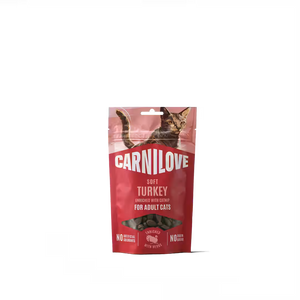 Carnilove Cat Soft Snack Turkey with Catnip - лакомство за котки с пуешко 50 г