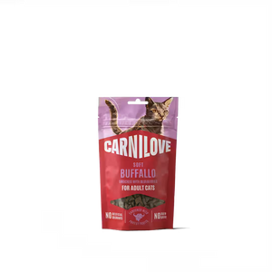 Carnilove Cat Soft Snack Buffalo with Blueberries - лакомство за котки с биволско 50 г