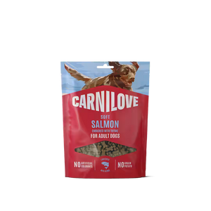 Carnilove Dog Soft Snack Salmon with Thyme - лакомство за кучета от малки породи със сьомга 200 гр