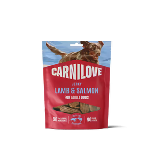 Carnilove Dog Jerky Lamb with Salmon - лакомство за кучета с агнешко и сьомга 100 гр