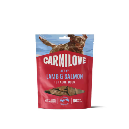 Carnilove Dog Jerky Lamb with Salmon - лакомство за кучета с агнешко и сьомга 100 гр
