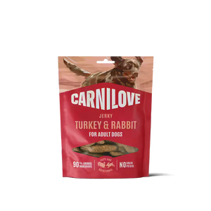 Carnilove Dog Jerky Turkey and Rabbit - лакомство за кучета с пуешко и заешко 100 гр