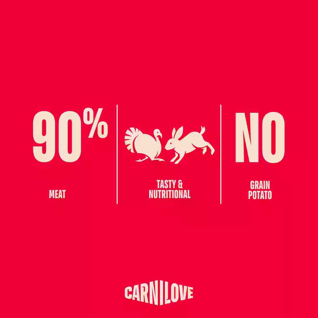 Carnilove Dog Jerky Turkey and Rabbit - лакомство за кучета с пуешко и заешко 100 гр