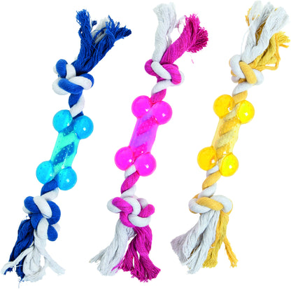 Flamingo Missy Bone Cord with 2 knots - играчка за куче 21 см