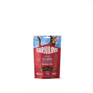 Carnilove Cat Crunchy Snack Salmon with Catnip - лакомство за котки със сьомга 50 г