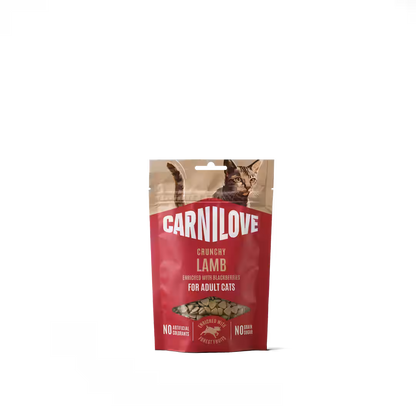 Carnilove Cat Crunchy Snack Lamb with Blackberries - лакомство за котки с агнешко 50 г