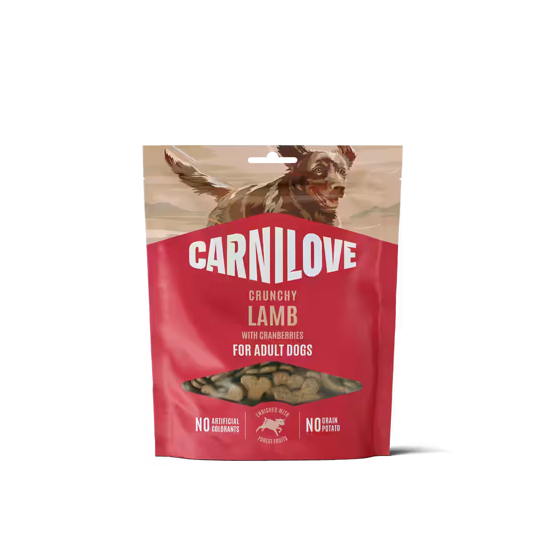 Carnilove Dog Crunchy Snack Lamb with Cranberries - лакомство за кучета с агнешко 200 гр