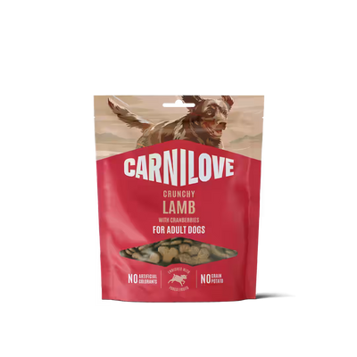 Carnilove Dog Crunchy Snack Lamb with Cranberries - лакомство за кучета с агнешко 200 гр