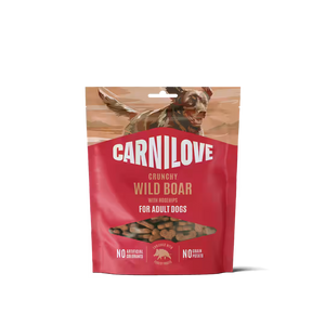 Carnilove Dog Crunchy Snack Wild Boar with Rosehips - лакомство за кучета с глиганско месо 200 г