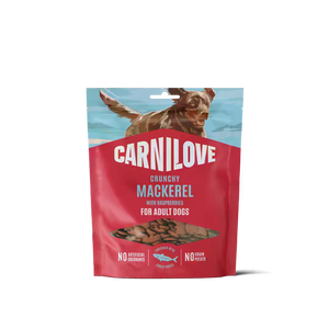 Carnilove Dog Crunchy Snack Mackerel with Raspberries - лакомство за кучета със скумрия 200 г