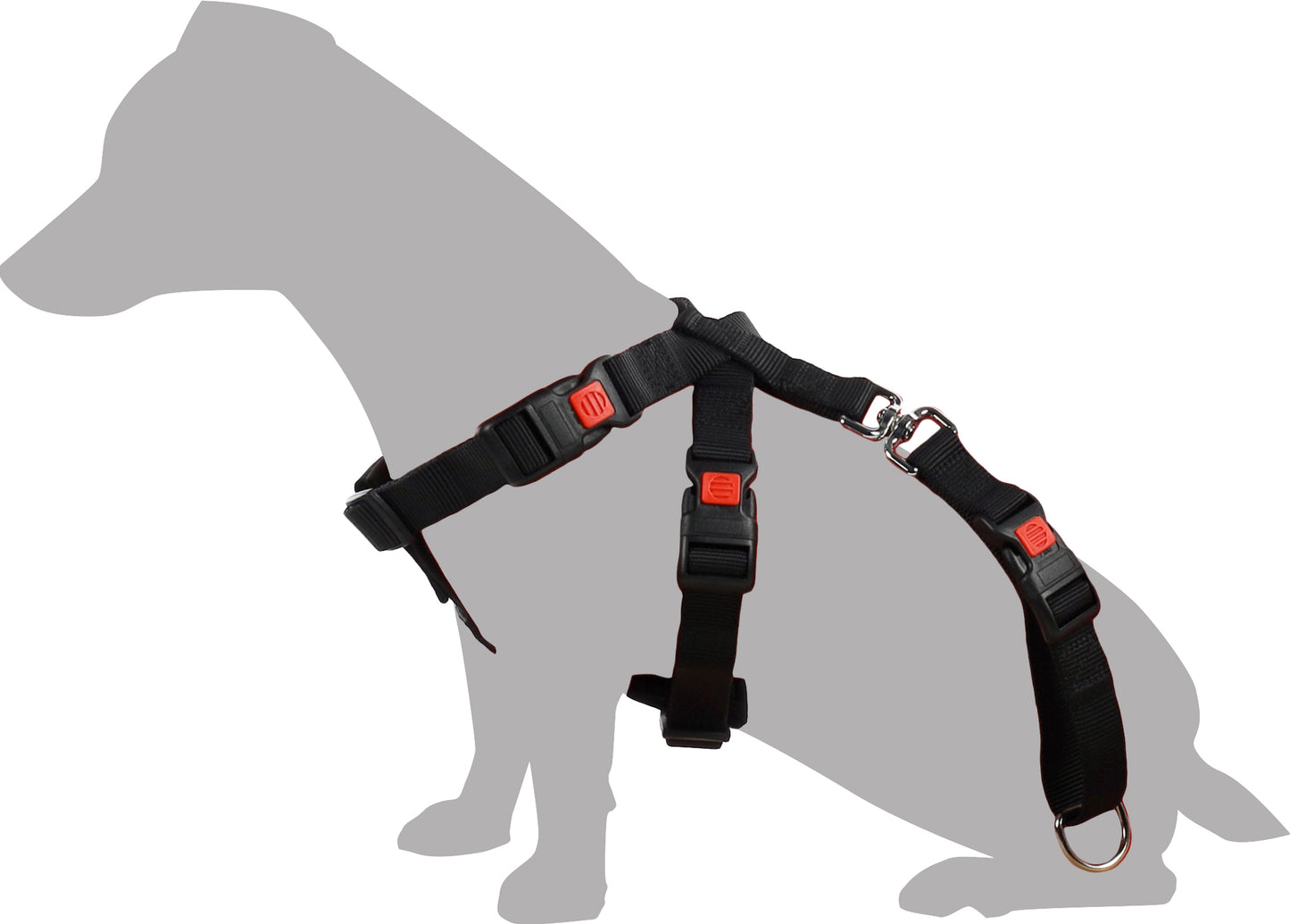 Flamingo Car Safety Harness Duma XL - предпазен нагръдник за автомобил 48,5 - 82,5 / 62 - 105 см