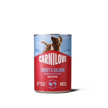 Carnilove Puppy Pate Salmon and Turkey - пастет за кученца с пуешко и сьомга 400 г