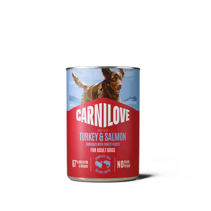 Carnilove Dog Pate Salmon and Turkey - пастет за кучета с пуешко и сьомга 400 г