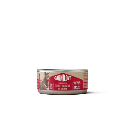 Carnilove Cat Pate Chicken and Lamb - пастет за котки с пилешко и агнешко 100 г