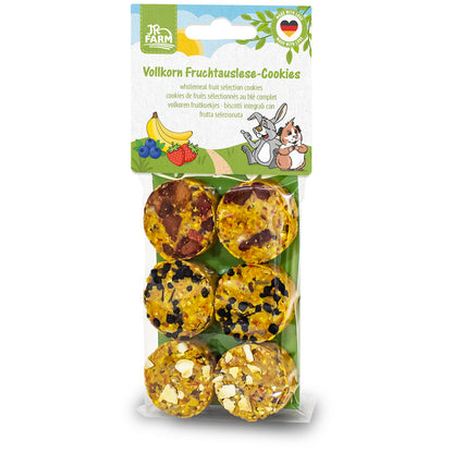 JR Farm Wholemeal Fruit Selection Cookies - пълнозърнести бисквити с плодове за гризачи 120 г