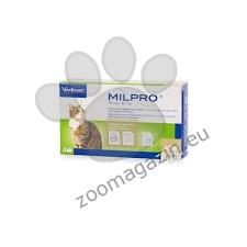 Virbac Milpro 16 / 40 мг - противопаразитни таблетки за котки над 2 кг, 4 броя