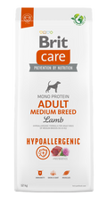 Brit Care Dog Hypoallergenic Adult Medium Breed - хипоалергенна храна за кучета от средни породи с агнешко месо