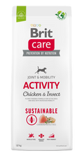 Brit Care Dog Sustainable Activity -  храна за кучета и кучета с повишена активност с пилешко месо и насекоми