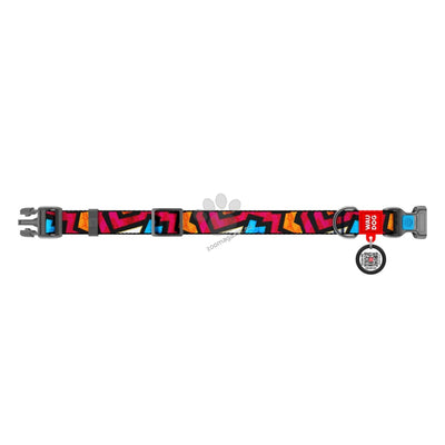 Waudog Collar Graffiti XXL - нашийник с QR код за сигурност 46 / 70 см / 35 мм