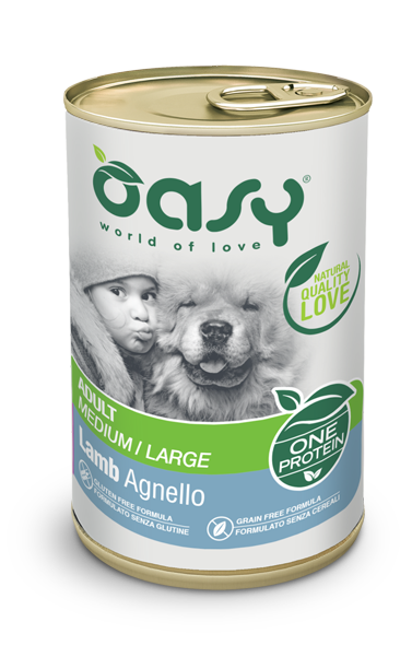 Oasy One Protein Lamb - пастет за куче с агнешко 400 гр