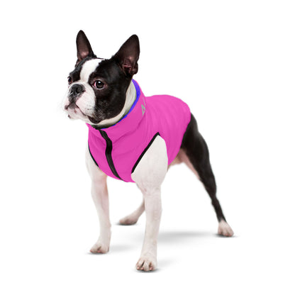 AiryVest Reversible Dog Jacket Pink Purple M45 - двулицево яке за кучета 42-45 см